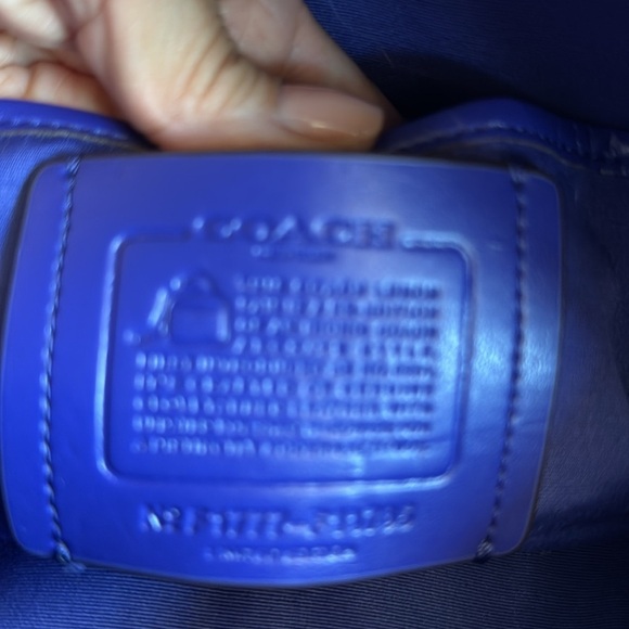 NWOT Coach Women's Lunch Pail Crossbody Bag Antique Nickel/Purple F11785 ANP COA - Picture 8 of 9